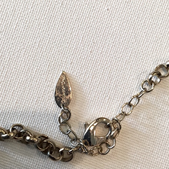 Coldwater Creek Flower gold necklace - Picture 4 of 5